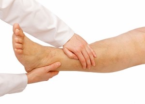 podiatrist treats chronic ankle instability